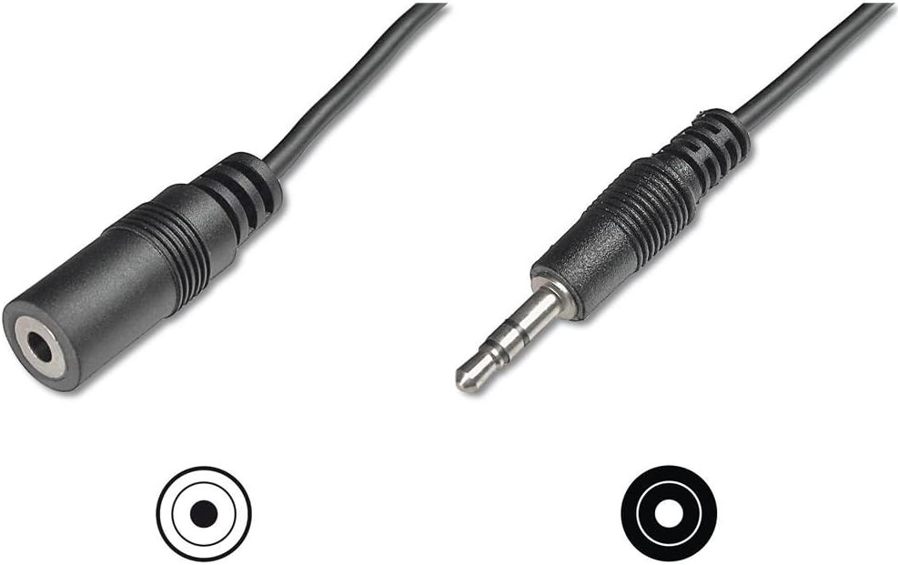 Prolunga Jack Stereo 3,5 mm M/F 2,5 mt Digitus