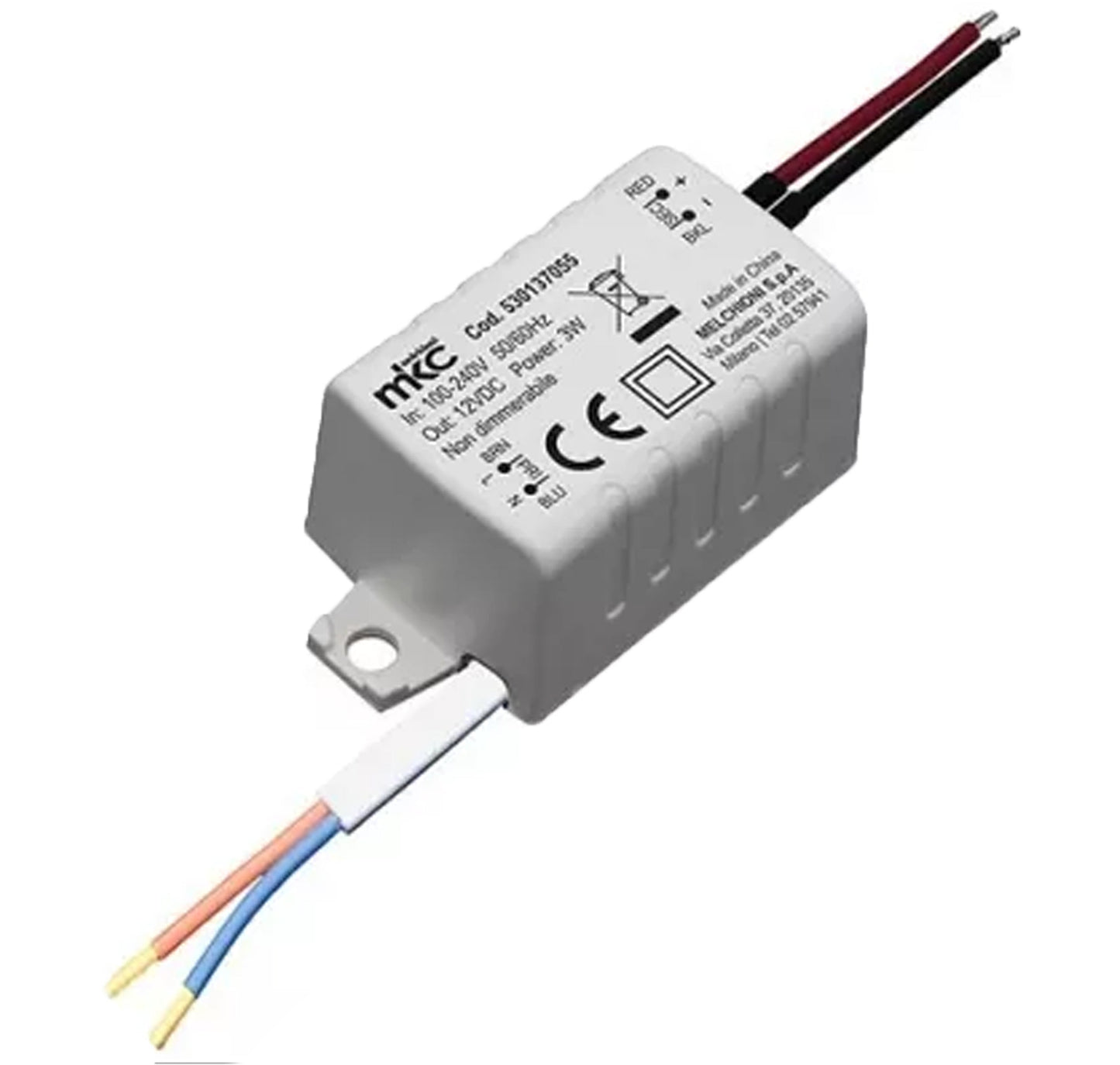 alimentatore 24v 3w 100-240v tensione costante mkc-s3-24 *538