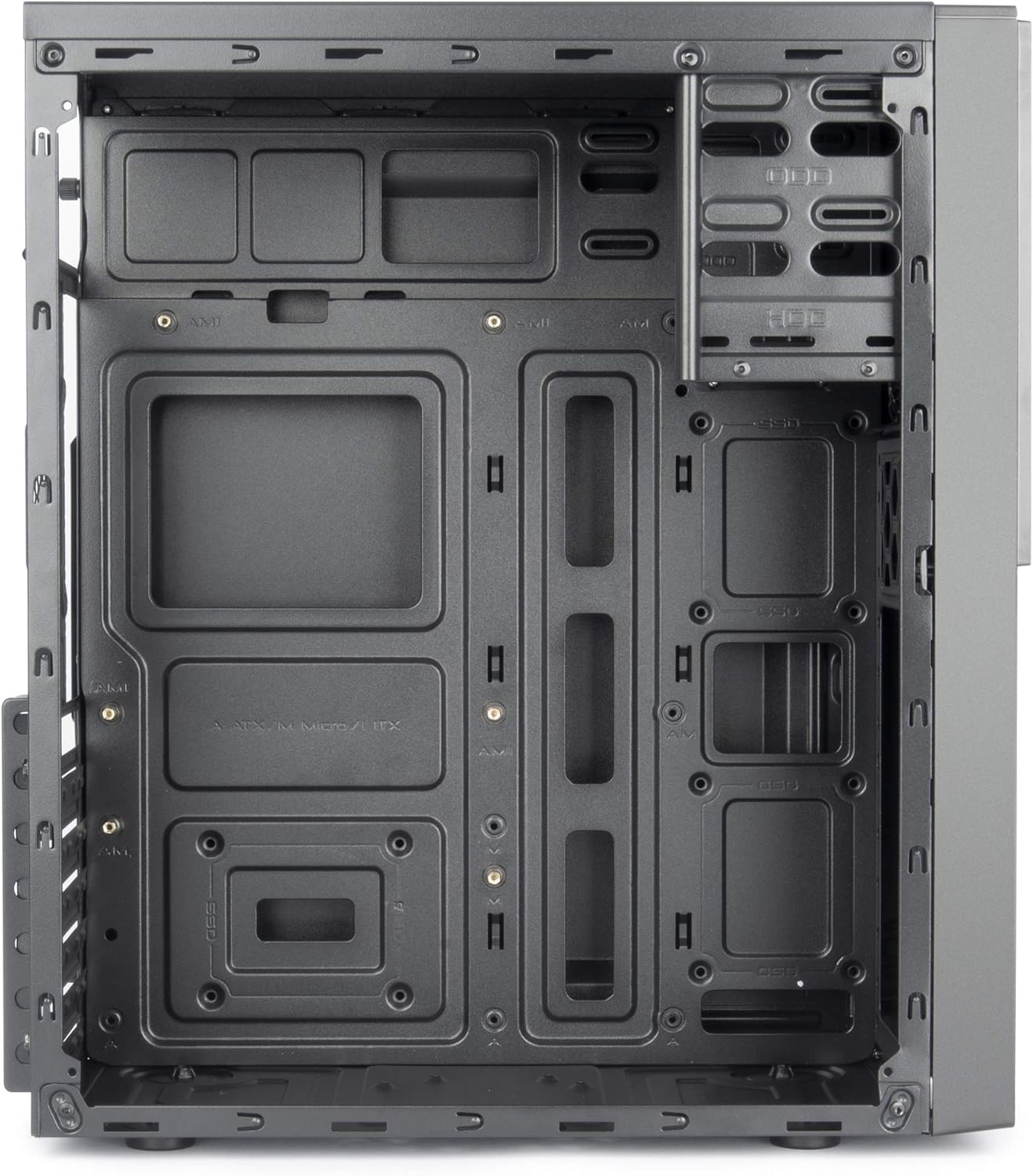 Vultech Case Midi Tower ATX Nero USB 3.0 - Senza Alimentatore