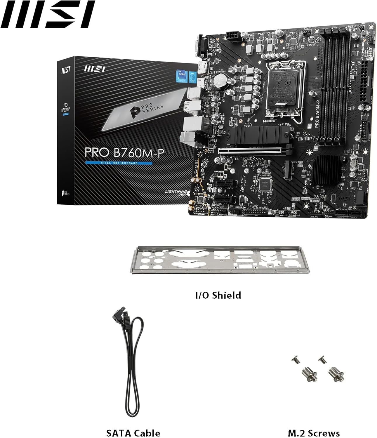 Scheda Madre MSI B760M-P LGA1700 DDR5 - Intel Micro-ATX USB 3.2