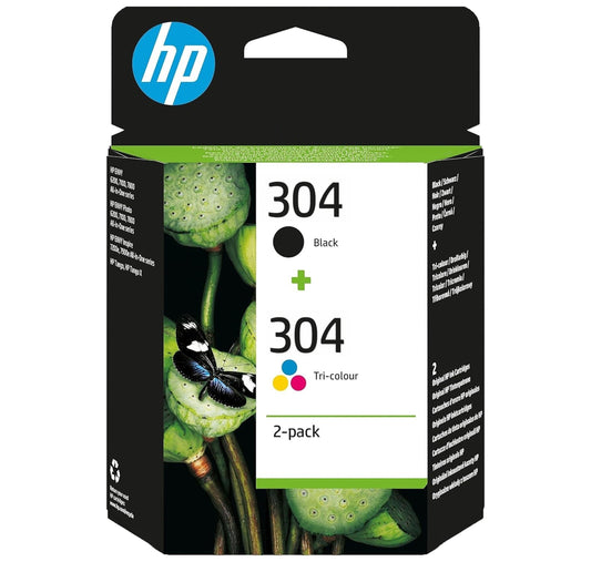 hp multipack 304 black+ colour 3JB05AE