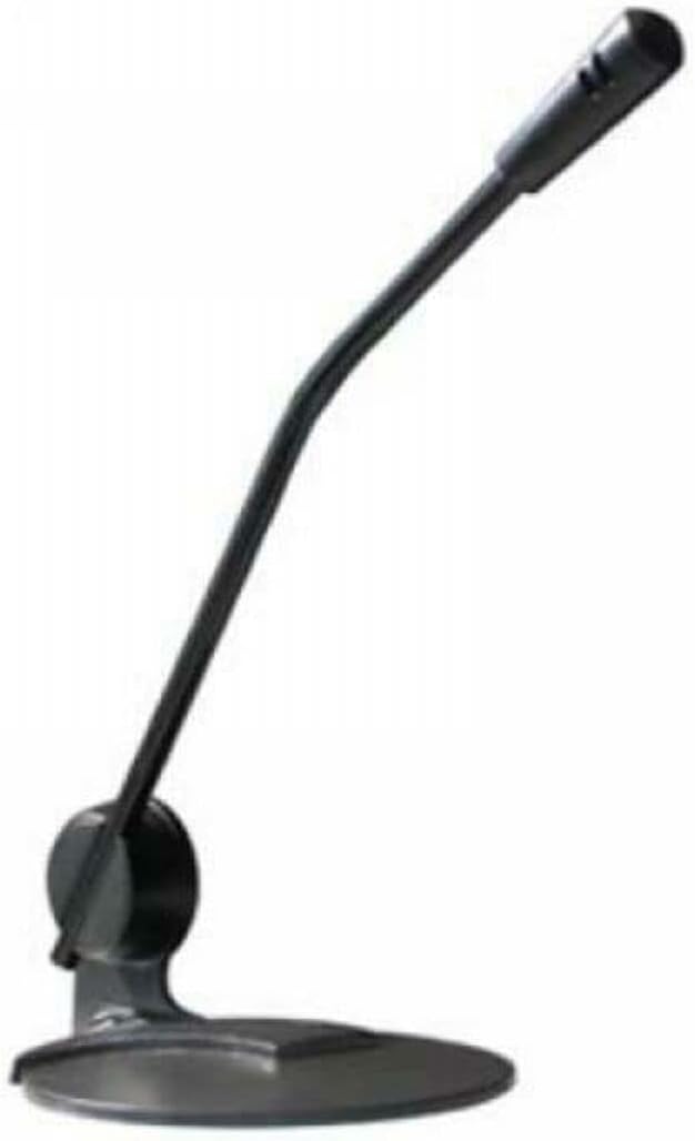 Ewent Microfono da Tavolo Nero - Plug & Play USB/Jack