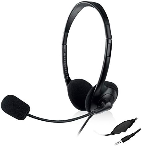 Ewent Cuffia con Microfono TRRS 3.5mm per Smartphone EW3567