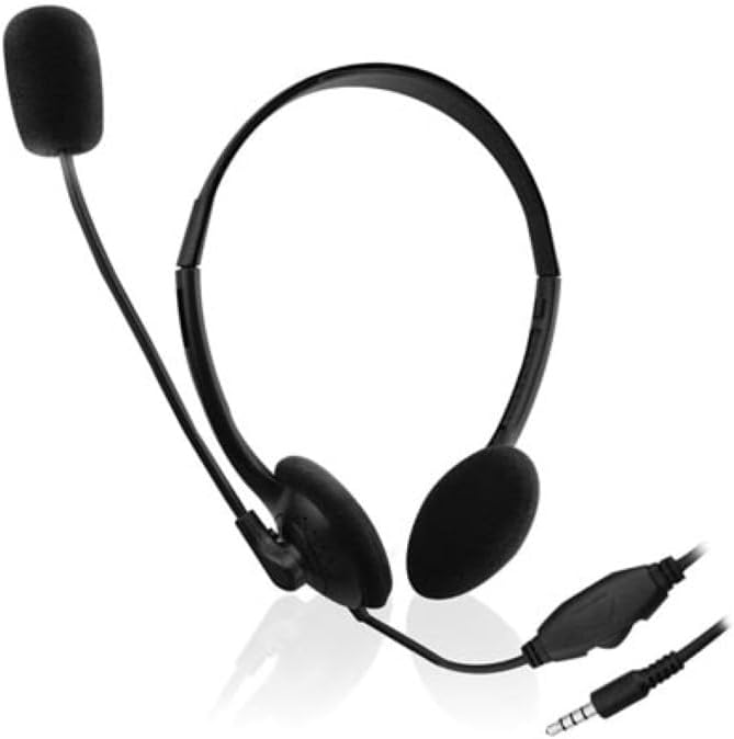 Ewent Cuffia con Microfono TRRS 3.5mm per Smartphone EW3567