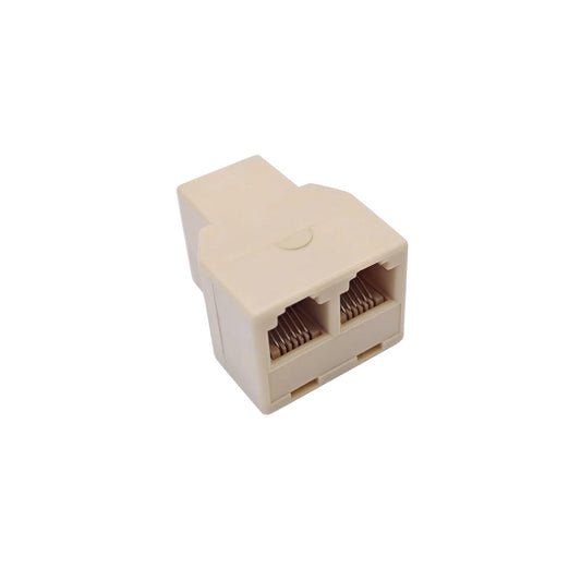 Adattatore Telefonico 1/2 Prese 6 Poli RJ11 per Linee Telefoniche e Cablaggio Voce
