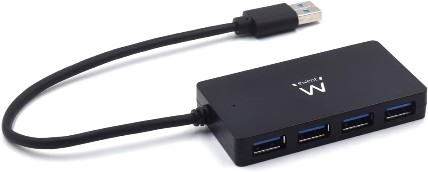 Ewent Hub USB 3.1 4 Porte con Alimentatore EW1134