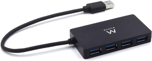 Ewent Hub USB 3.1 4 Porte con Alimentatore EW1134
