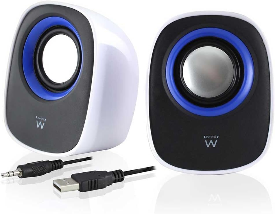 Casse PC Ewent USB 2.0 5W RMS Stereo per Desktop EW3513