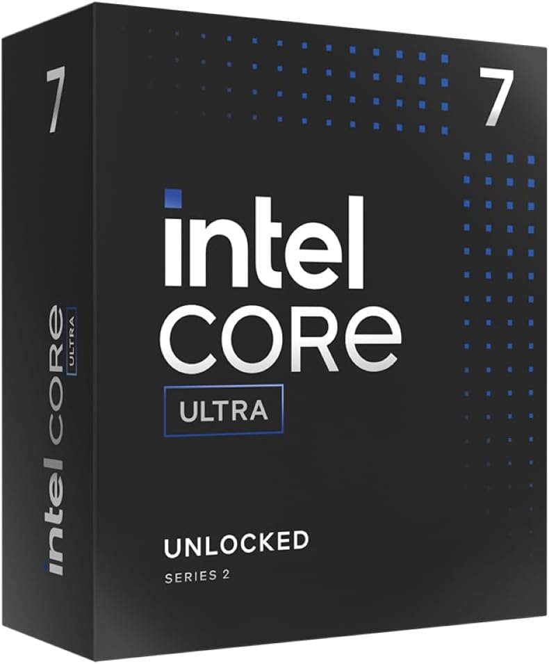 Intel Core Ultra 7 265K Processore Arrow Lake 3.9GHz Socket LGA1851 30MB Cache - BOX Nuovo