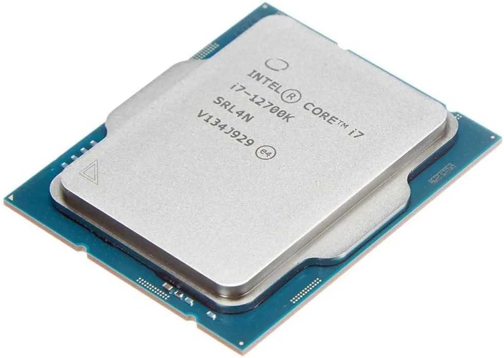 Intel Core i7-12700K Processore Alder Lake 3.6GHz Socket LGA1700 12ª Generazione - BOX Nuovo