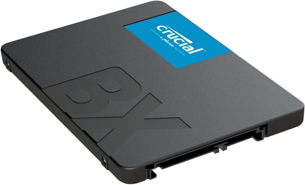 Crucial BX500 500GB SSD 2.5" SATA3 Solid State Drive Interno - Nuovo