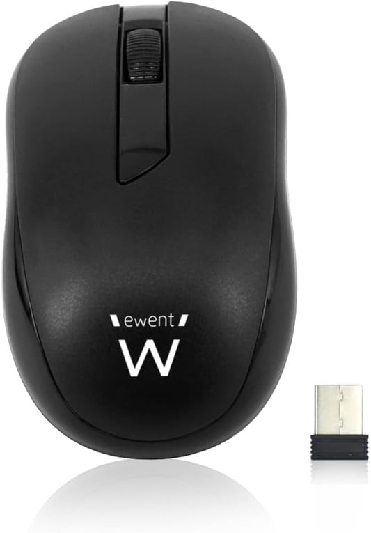 Ewent Mouse Wireless USB Ottico 1000 DPI Nero - EW3223