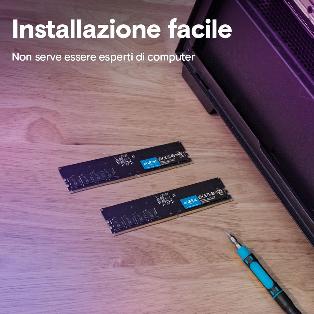Crucial RAM DDR5 16GB 5600MHz CL46 - CT16G56C46U5