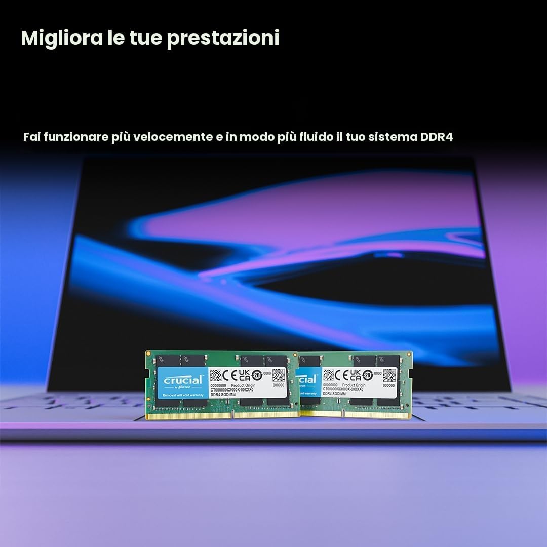 Crucial RAM DDR4 8GB 3200MHz SO-DIMM - CT8G4SFRA32A