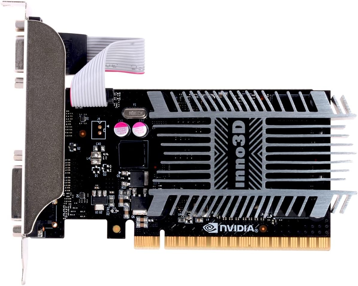 Scheda Video Inno3D GT710 2GB GDDR3 VGA DVI HDMI PCIe N710-1SDV-E3BX