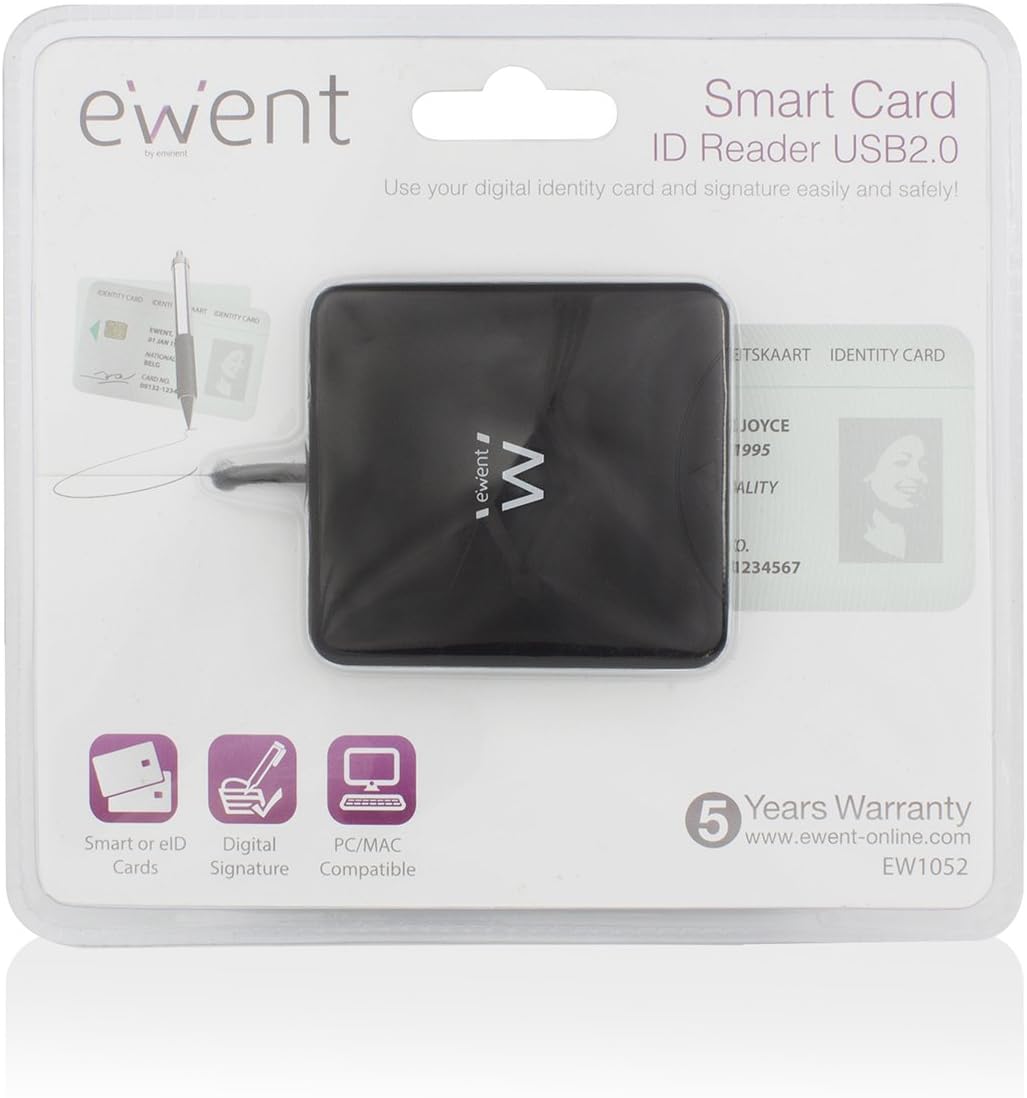 Ewent Lettore Smart Card USB CCID Plug&Play EW1052