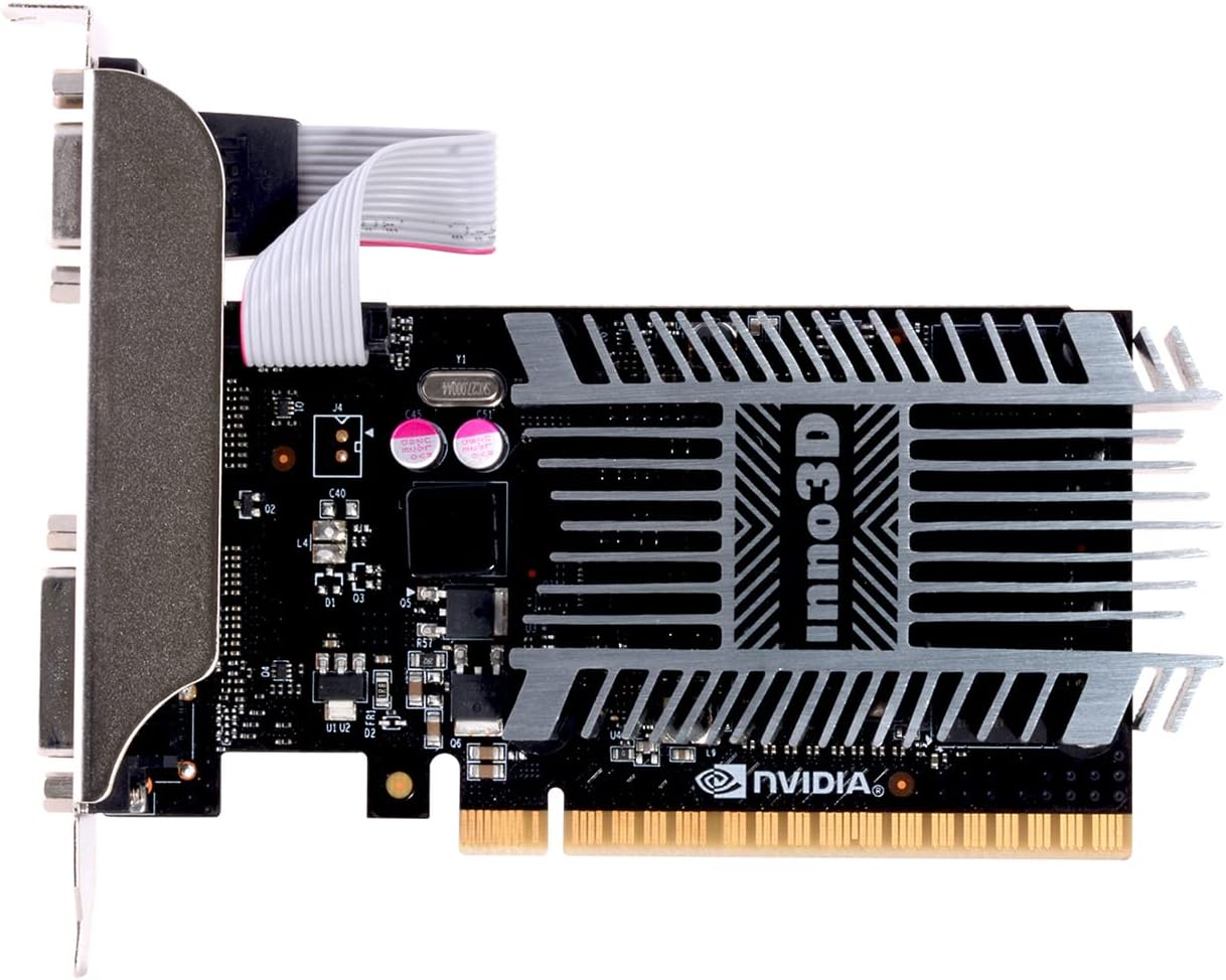 Scheda Video Inno3D GT710 2GB GDDR3 VGA DVI HDMI PCIe N710-1SDV-E3BX