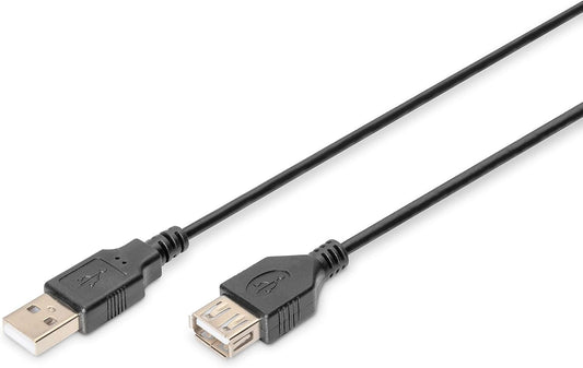 Prolunga USB 2.0 Tipo A Maschio/Femmina 1,80m Digitus