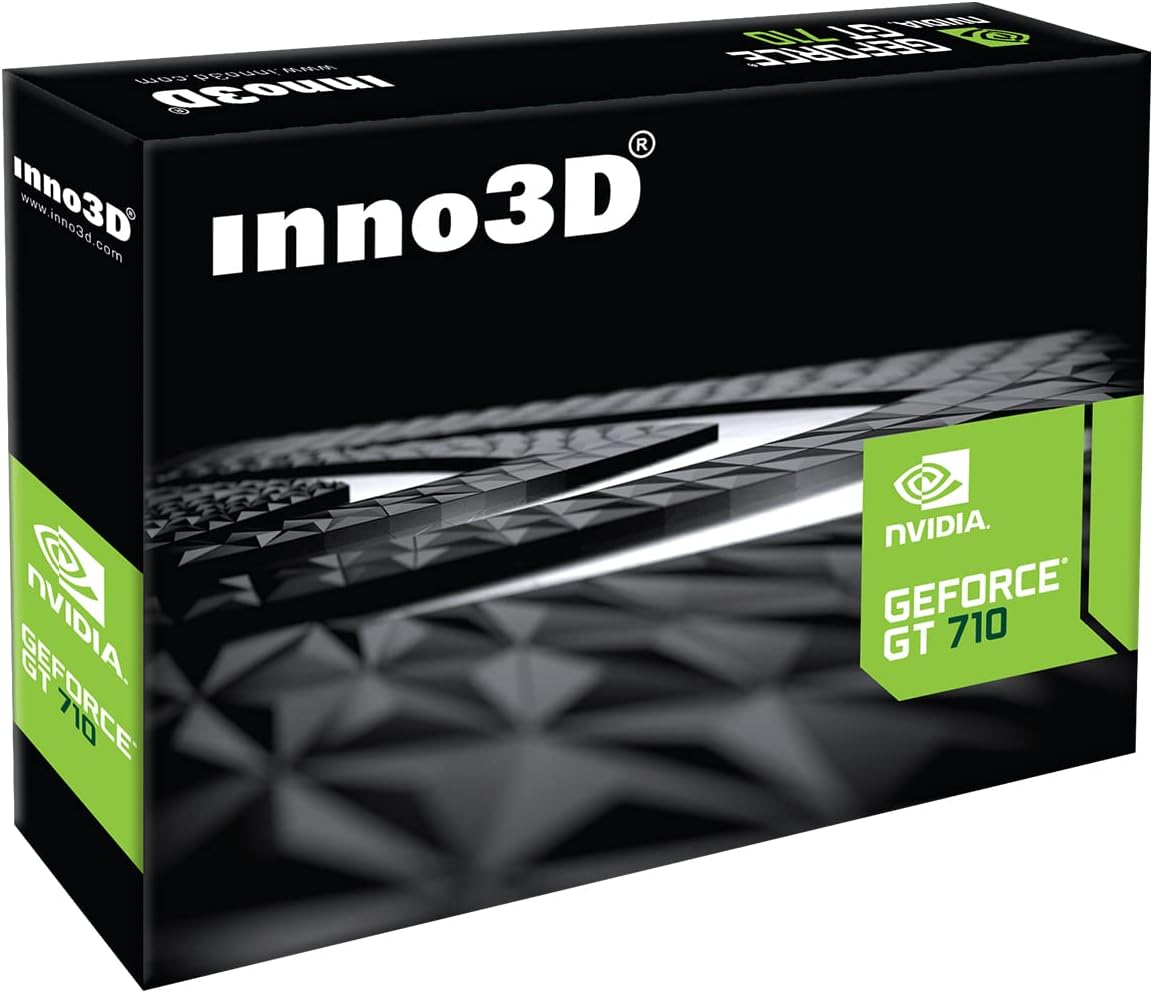 Scheda Video Inno3D GT710 2GB GDDR3 VGA DVI HDMI PCIe N710-1SDV-E3BX