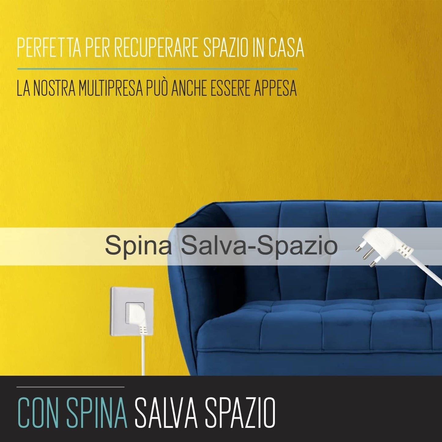 Ewent Presa Multipla 6 Schuko Bianca - EW3922