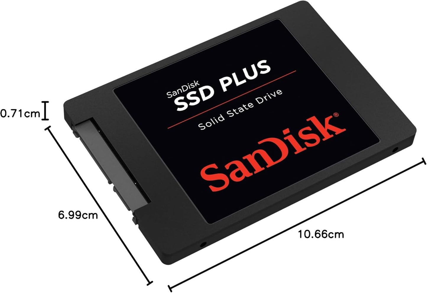 SanDisk SSD Plus 1TB 2.5" SATA3 Solid State Drive Interno - Nuovo