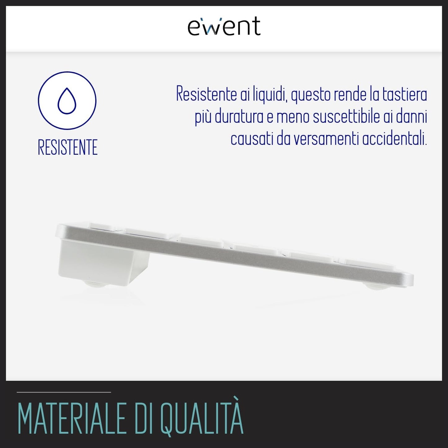 Ewent Mini Tastiera Bluetooth V3.0 Win/Mac/Android EW3160