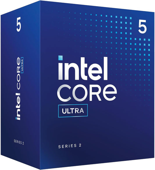 Intel Core Ultra 5 Processore Arrow Lake 3.3-4.9GHz Socket LGA1851 con Grafica Integrata - BOX Nuovo