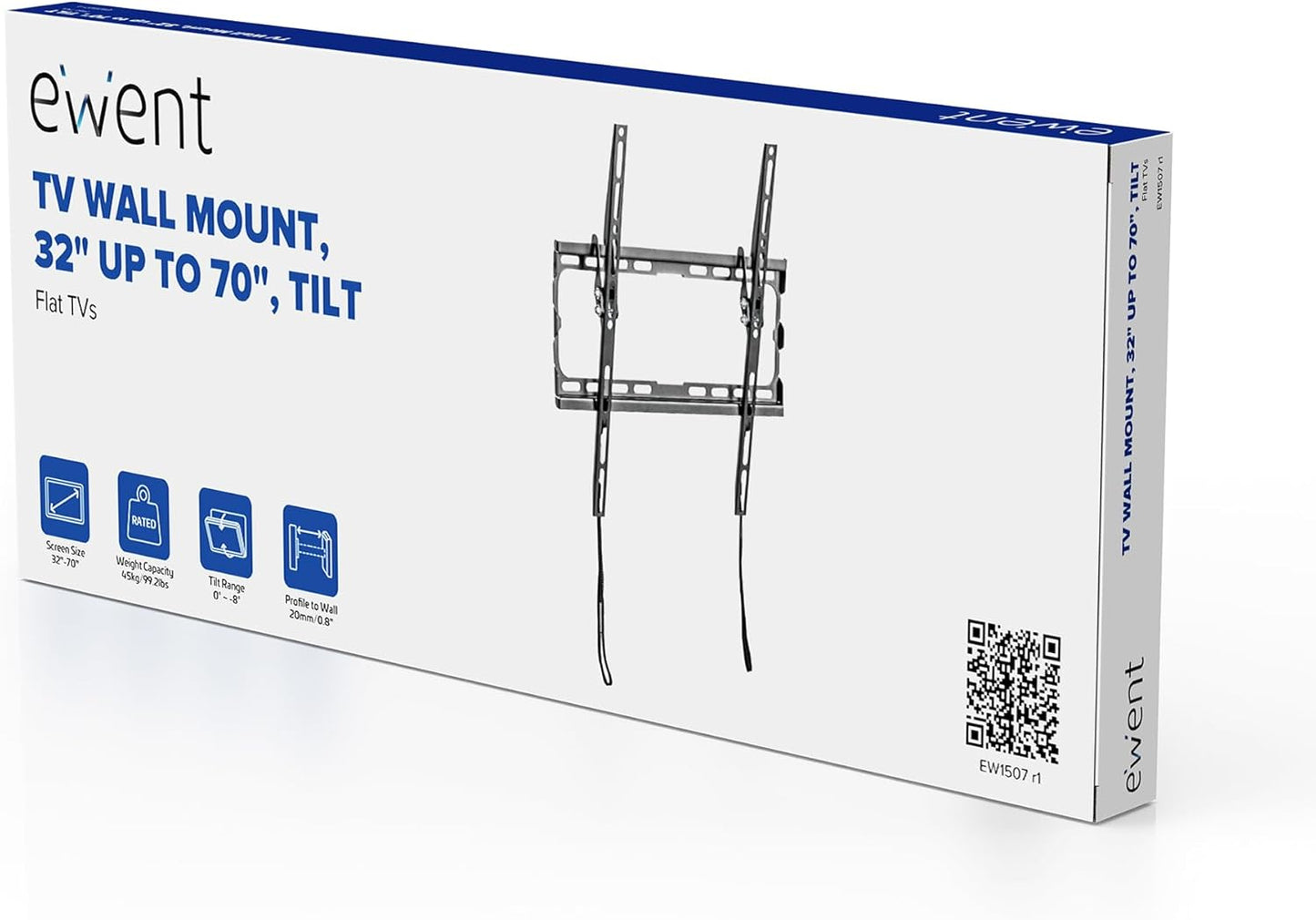 Supporto a Muro per Monitor e TV LCD 37”–70” Regolabile Universale VESA Robusto in Acciaio