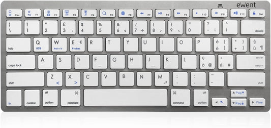 Ewent Mini Tastiera Bluetooth V3.0 Win/Mac/Android EW3160