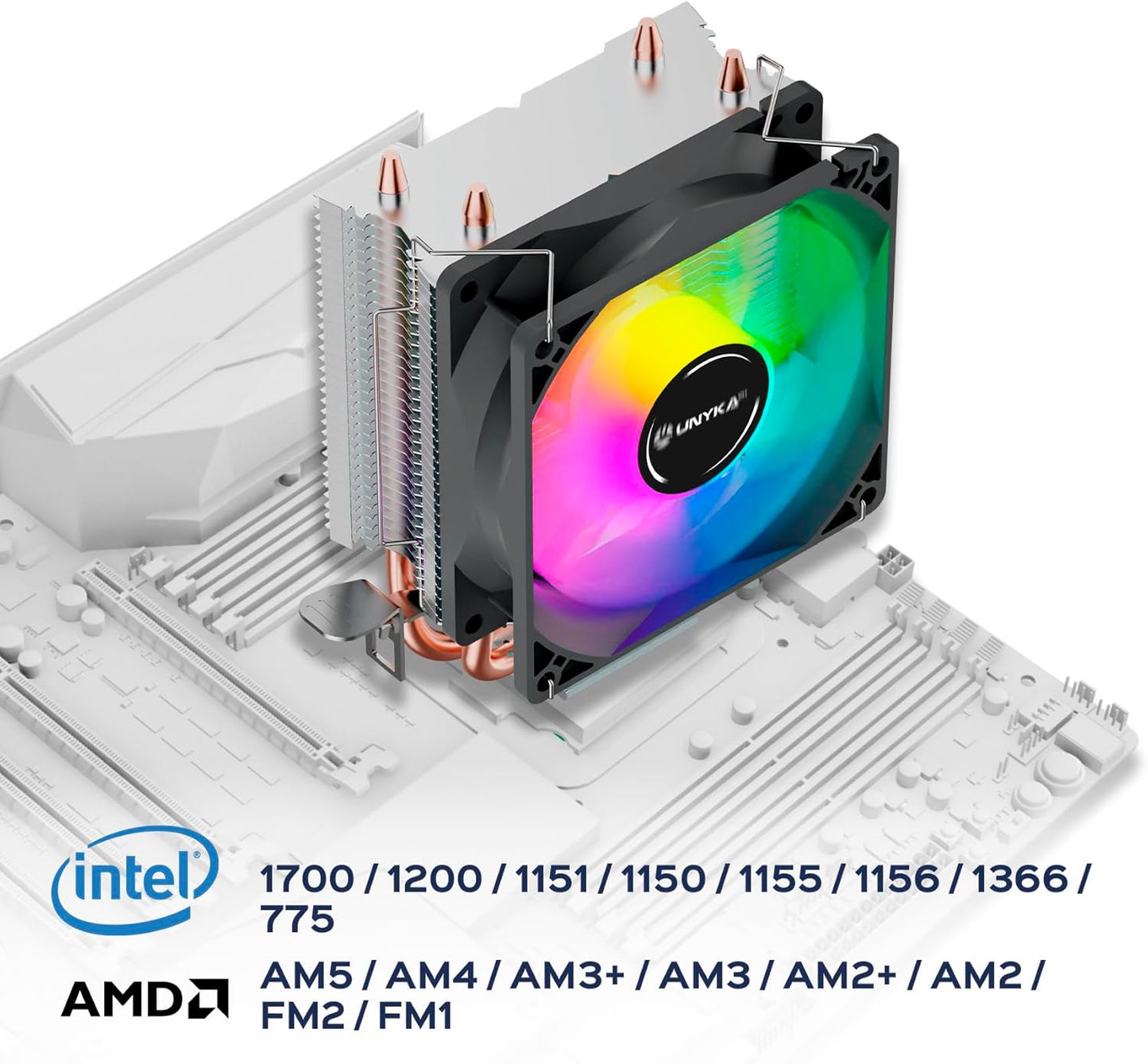 Dissipatore CPU RGB Universale Intel LGA1700 AMD AM5 UK322101