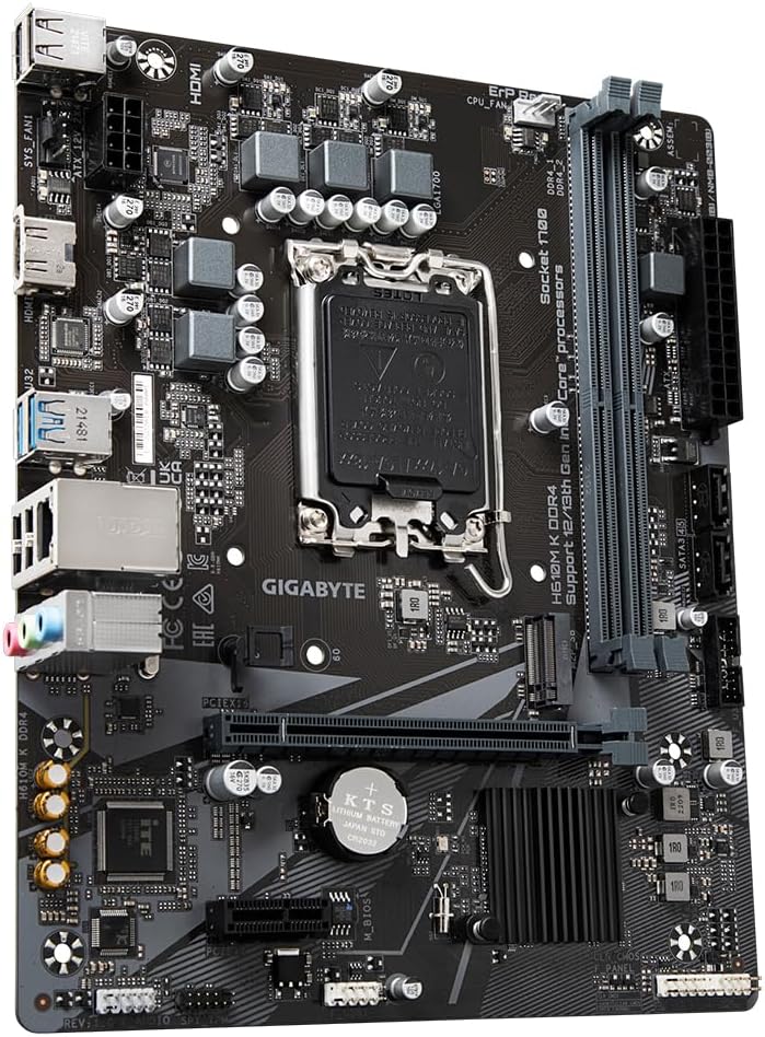 Scheda Madre Gigabyte LGA1700 DDR4 - Alder Lake USB 3.2 LAN H610M K DDR4