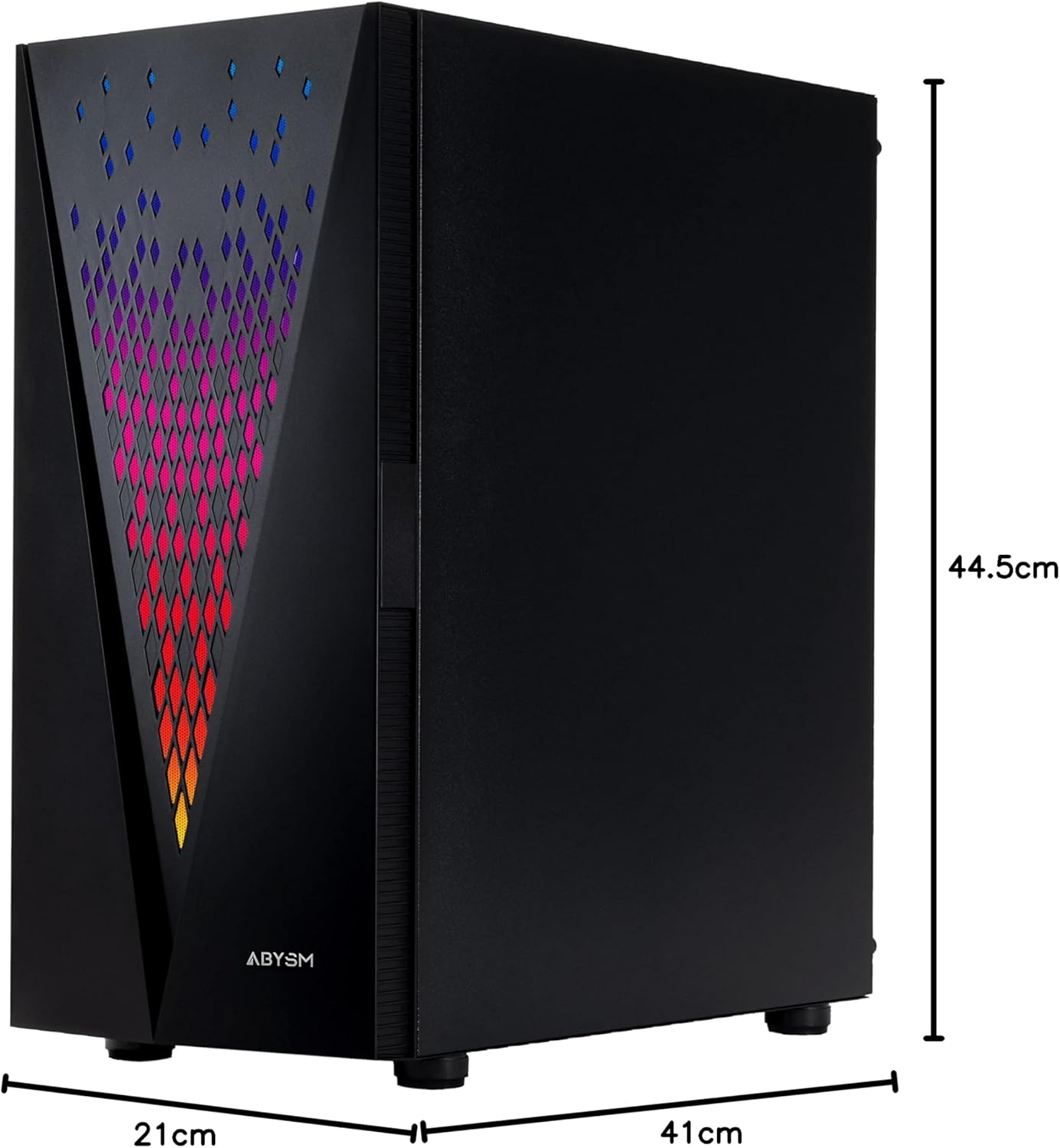 Danube Kolpa ARGB Case PC Gaming per Schede ATX Micro-ATX ITX