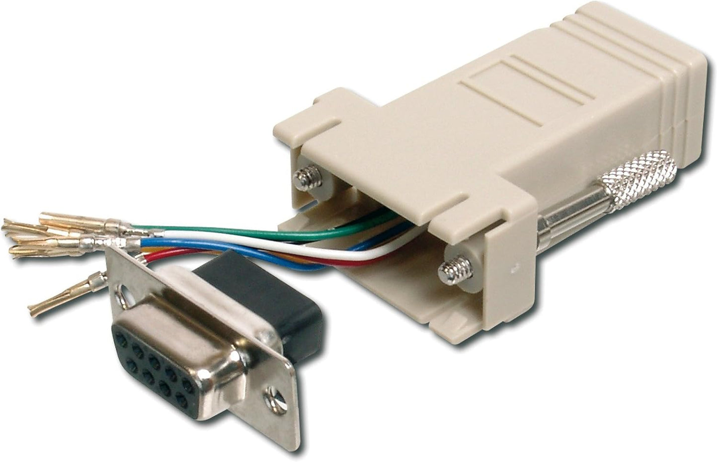 Adattatore DB9 Femmina a RJ45 Femmina per Reti e Seriali