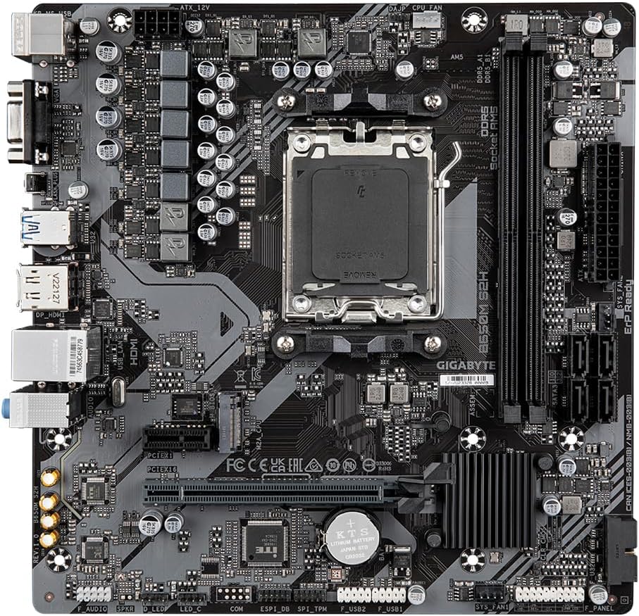 Gigabyte AM5 DDR5: Scheda per Ryzen con USB 3.2 + LAN - 9MB65MS2H-00-G14