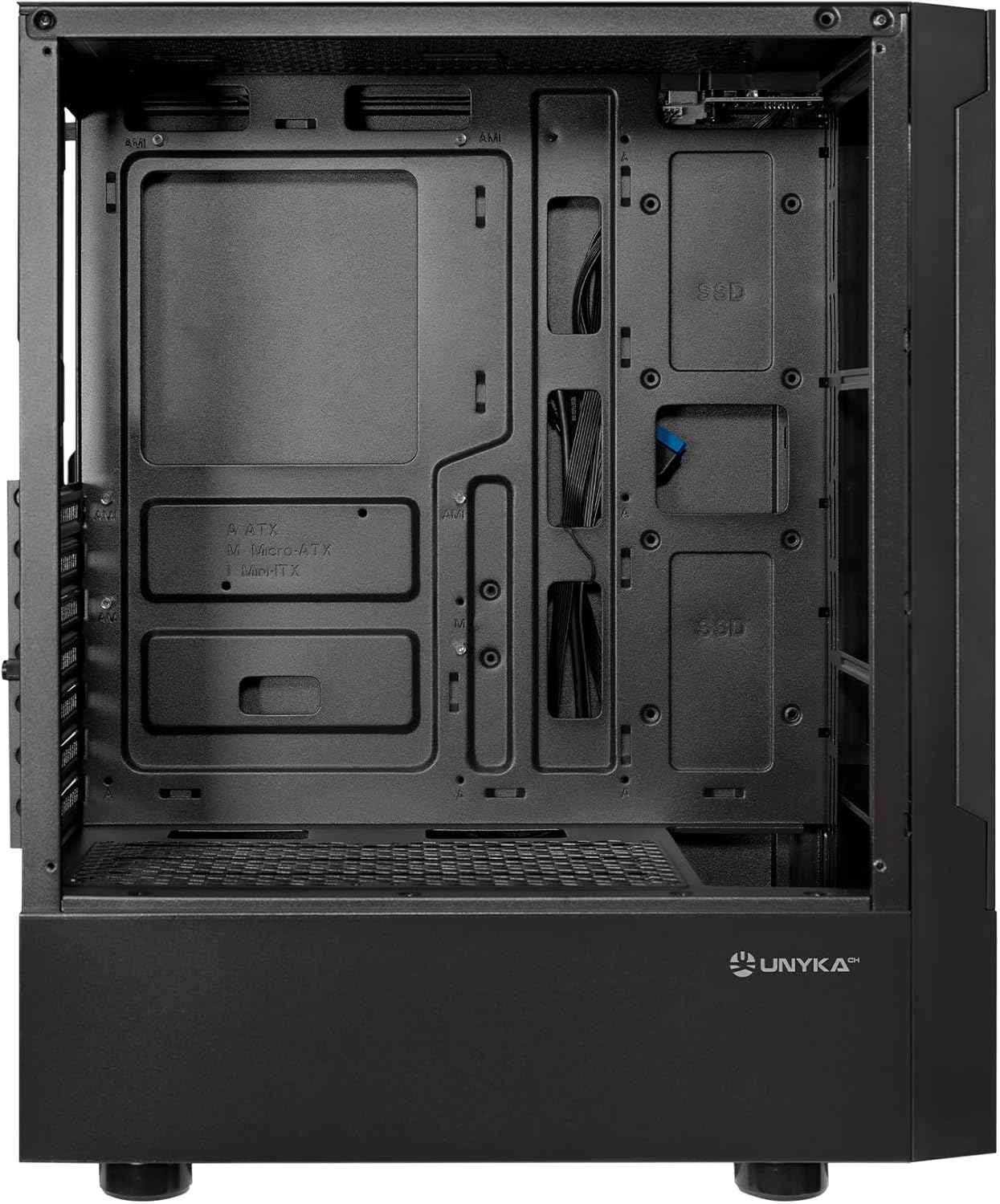 Unykach Aero C35 Case PC ATX con Alimentatore 500W Incluso USB 3.0 Audio