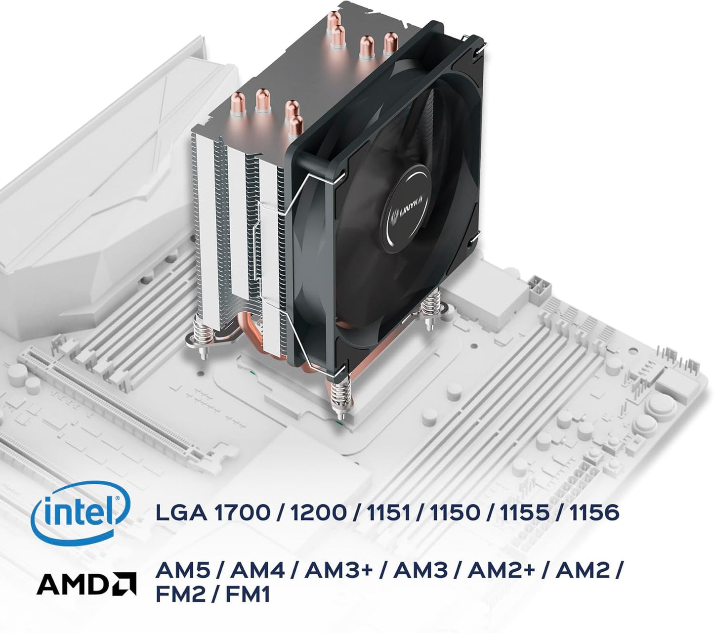 Unyka Dissipatore CPU Universale Intel LGA1700 AMD AM5 - UK324001