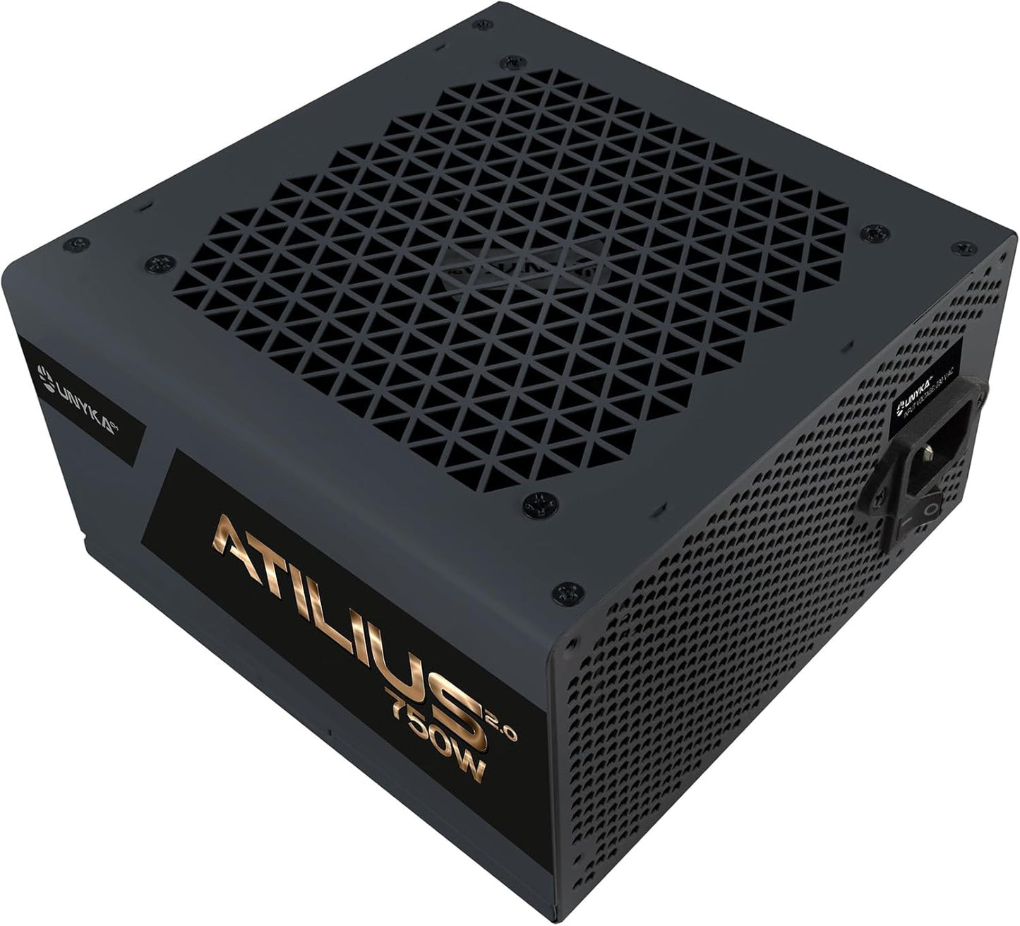Unykach Alimentatore PC 750W 80 PLUS Bronze Certificato ATX Nero