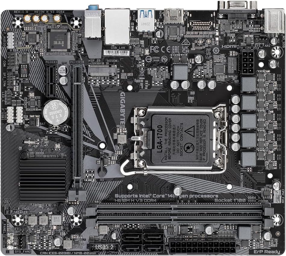 Scheda Madre Gigabyte LGA1700 DDR4 - Alder Lake USB 3.2 LAN