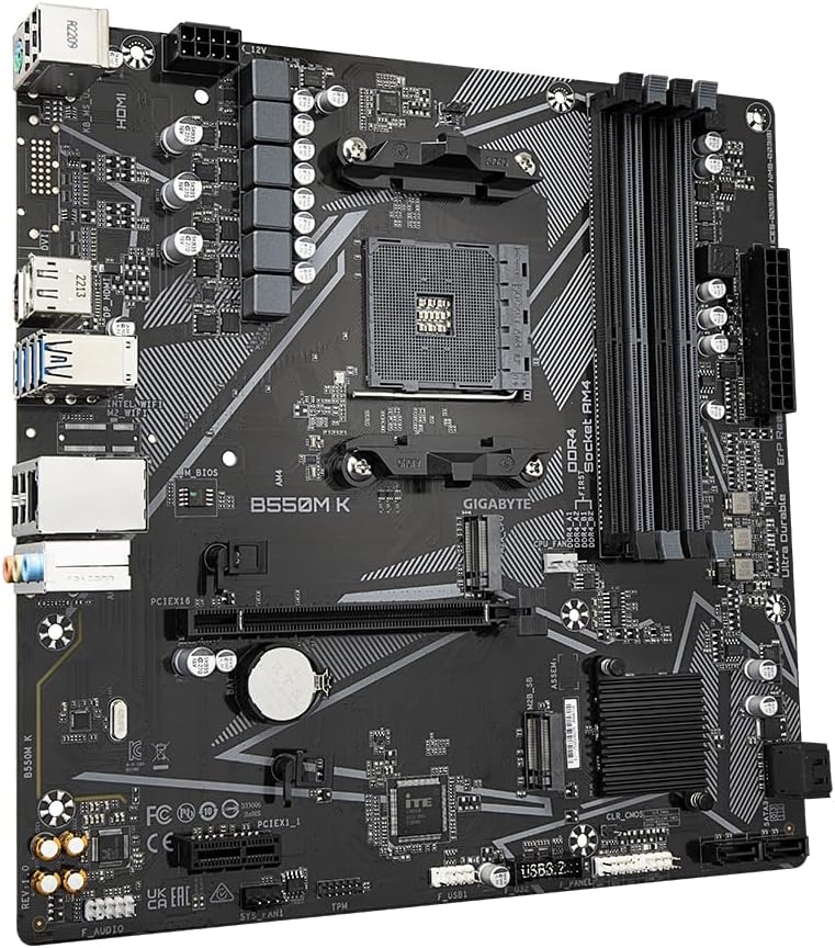 Scheda Madre Gigabyte AM4 DDR4 - Ryzen USB 3.2 GbE LAN