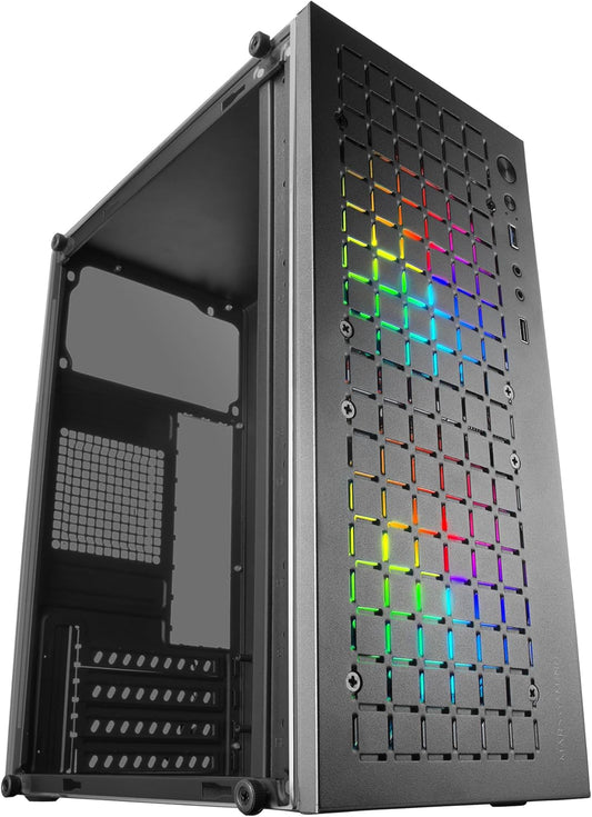 Mars Gaming Case Micro-ATX Nero 2 Ventole FRGB Incluse
