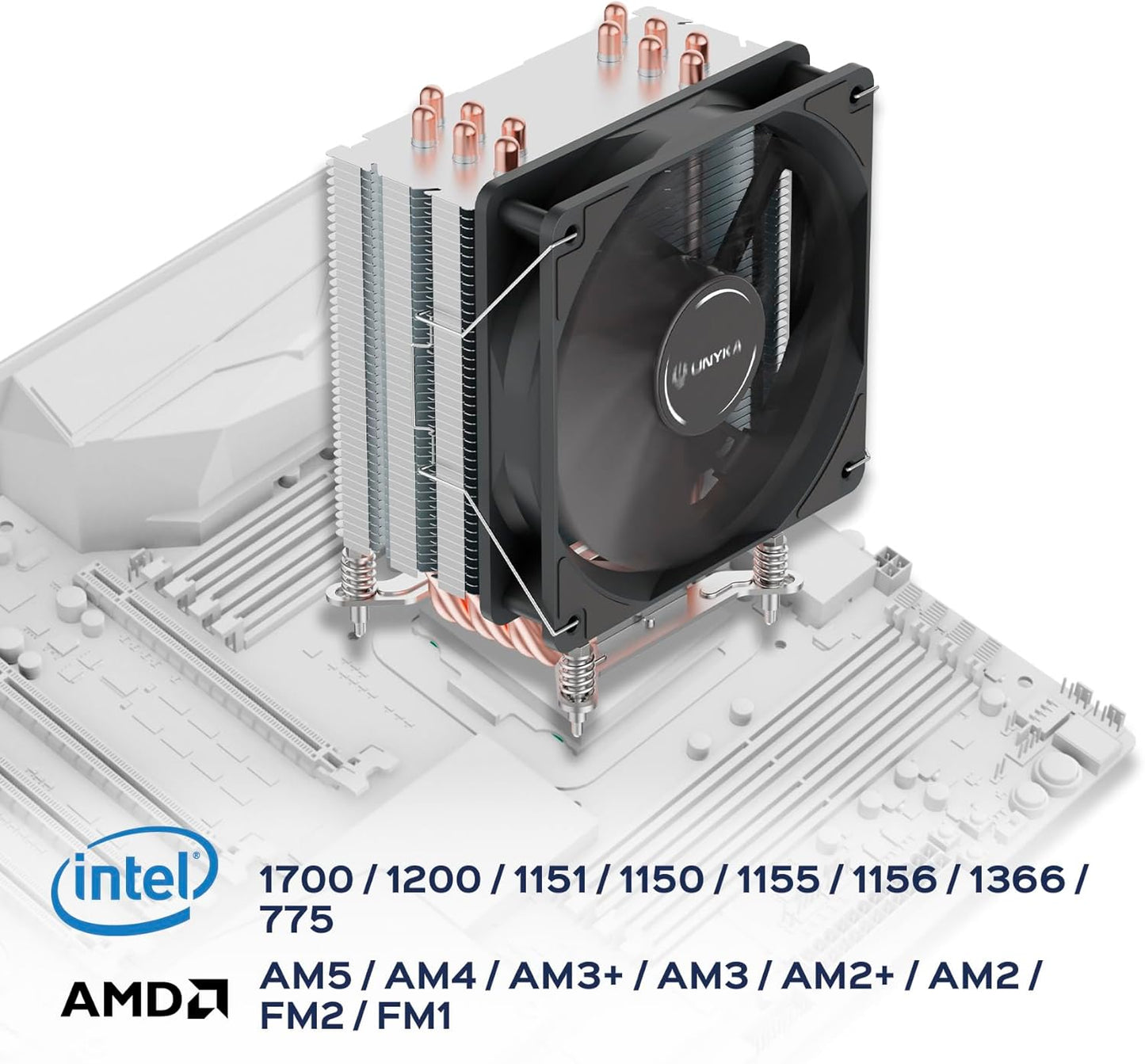 UNYKAch UNYCOOL H20 Dissipatore CPU Intel LGA1700 AMD AM4