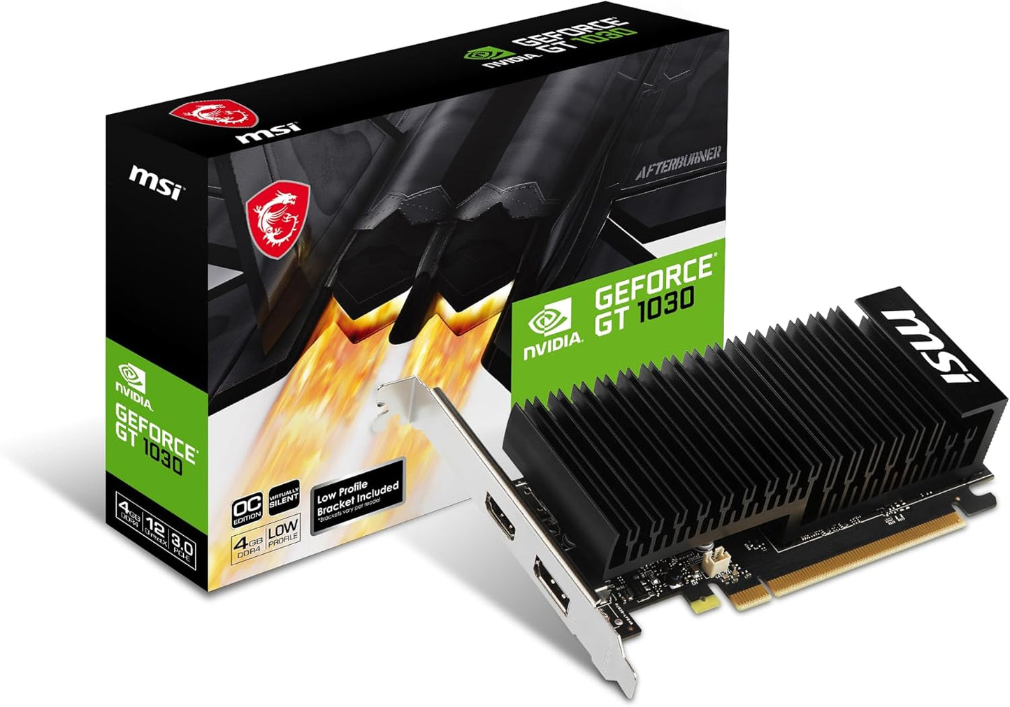 MSI GT 1030 4GB DDR4 Low Profile - GT10304GHD4LPOC