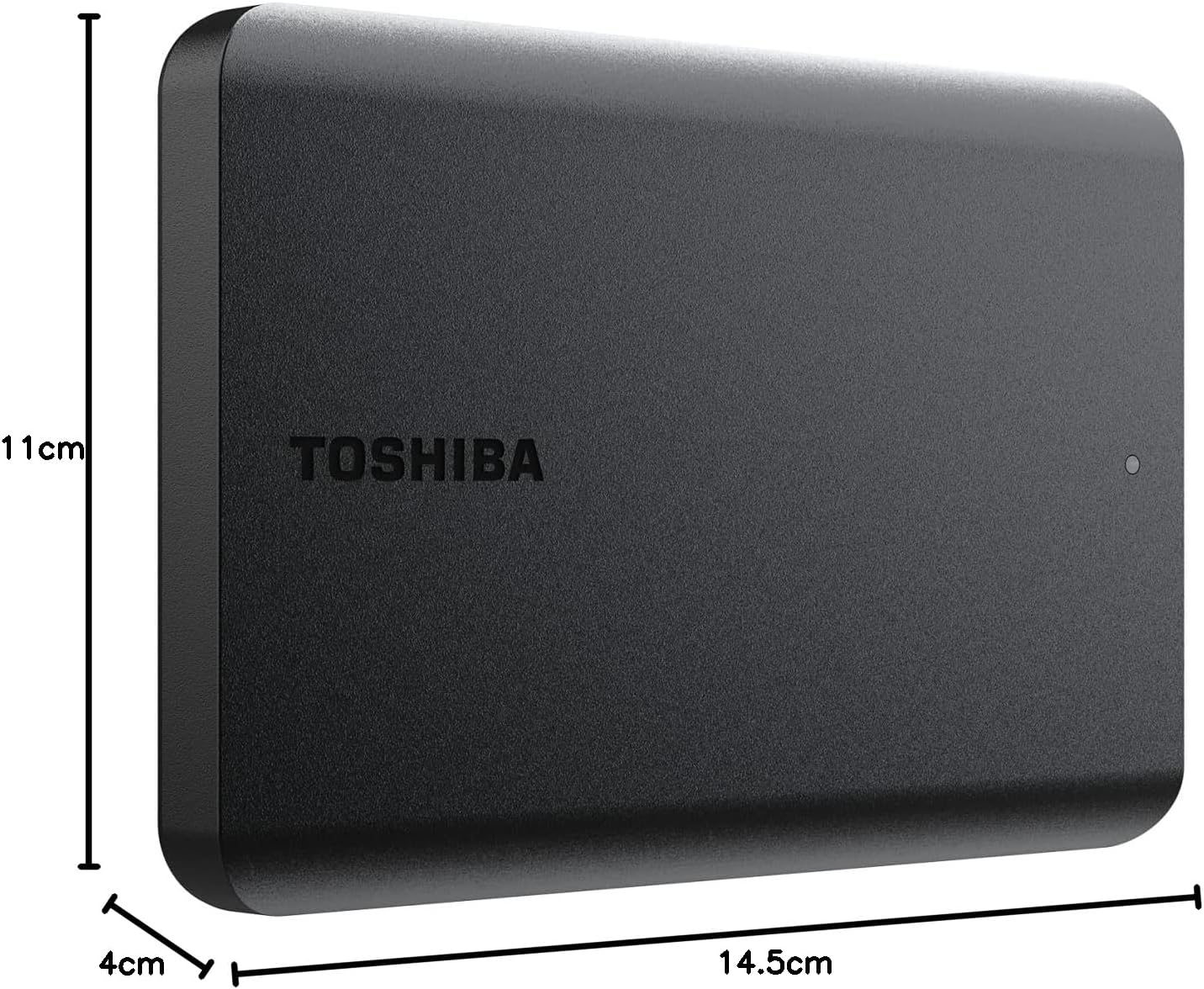 Toshiba 2TB Hard Disk Esterno 2.5" USB 3.2 Canvio Basics Portatile Backup - Nuovo