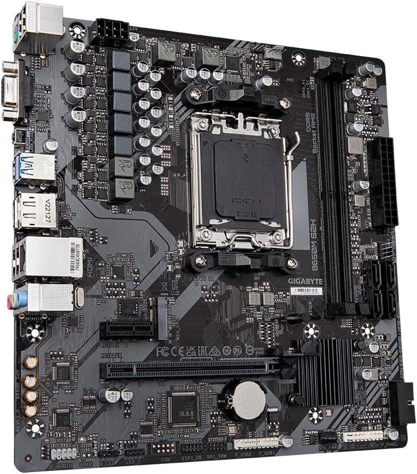 Gigabyte AM5 DDR5: Scheda per Ryzen con USB 3.2 + LAN - 9MB65MS2H-00-G14