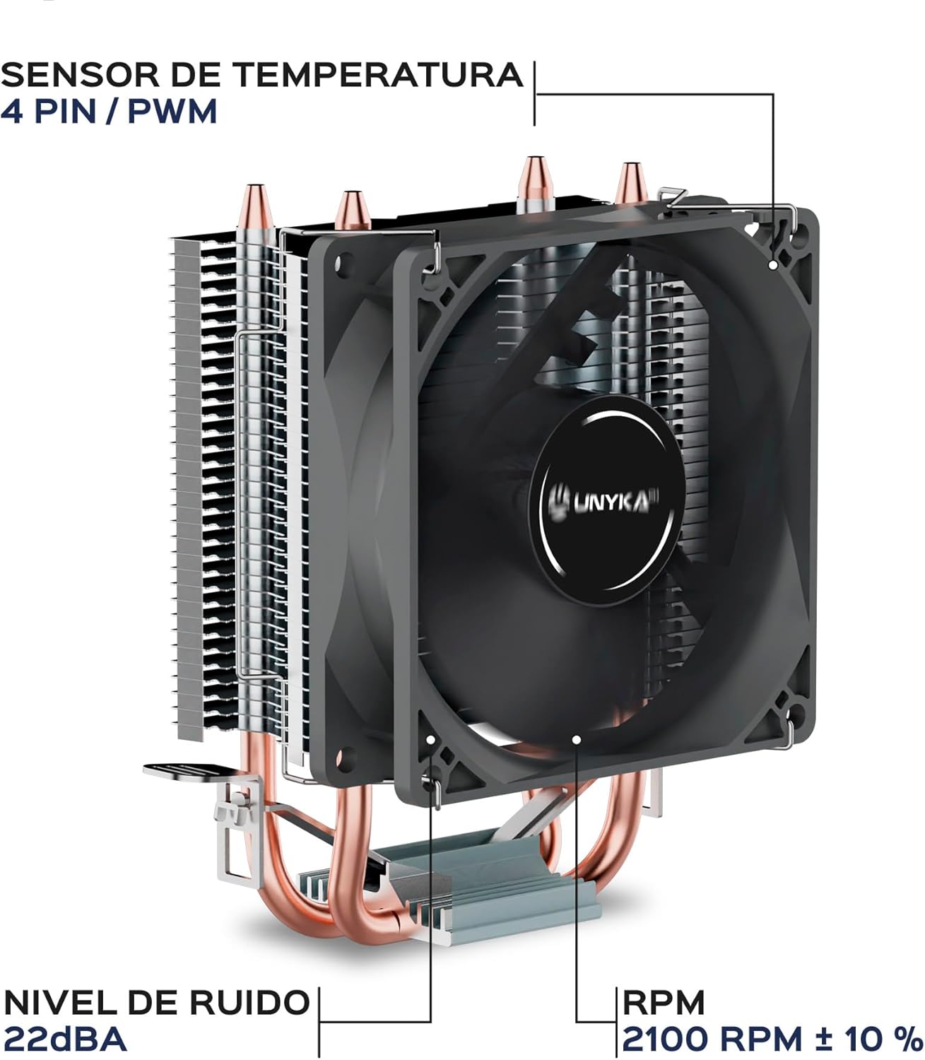 UNYKAch UNYCOOL H20 Dissipatore CPU Intel LGA1700 AMD AM4
