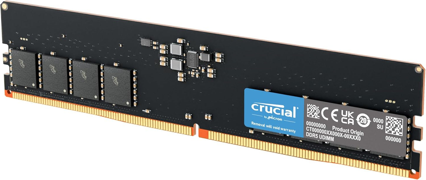 Crucial RAM DDR5 32GB 5600MHz CL46 1.1V - CT32G56C46U5