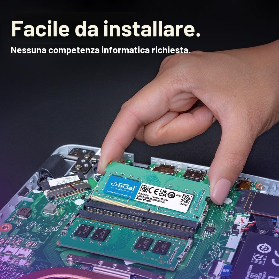 Crucial RAM DDR4 8GB 3200MHz SO-DIMM - CT8G4SFRA32A