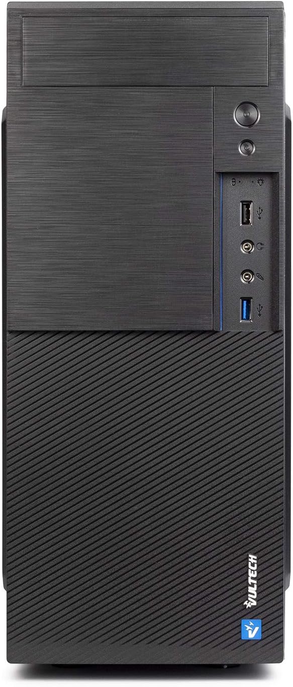 Vultech Case Midi Tower ATX Nero USB 3.0 - Senza Alimentatore