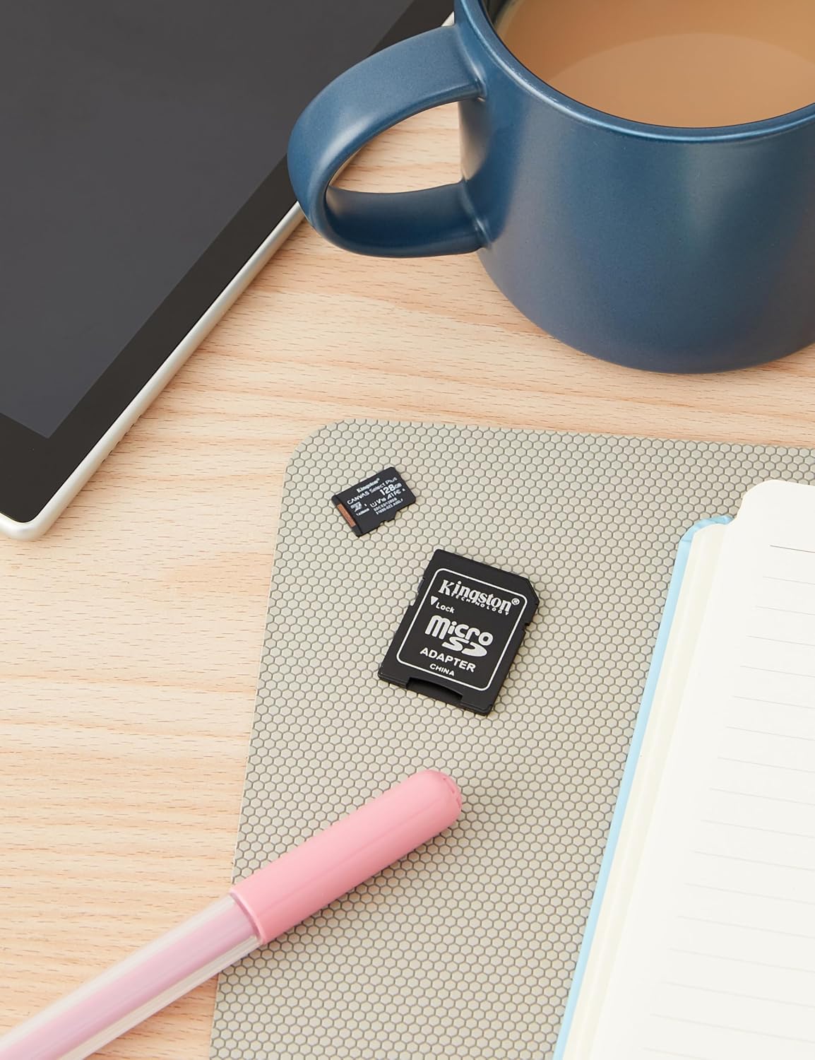 Kingston MicroSDXC 128GB Class 10 HD Video + Adattatore SD - SDCS2-128GB