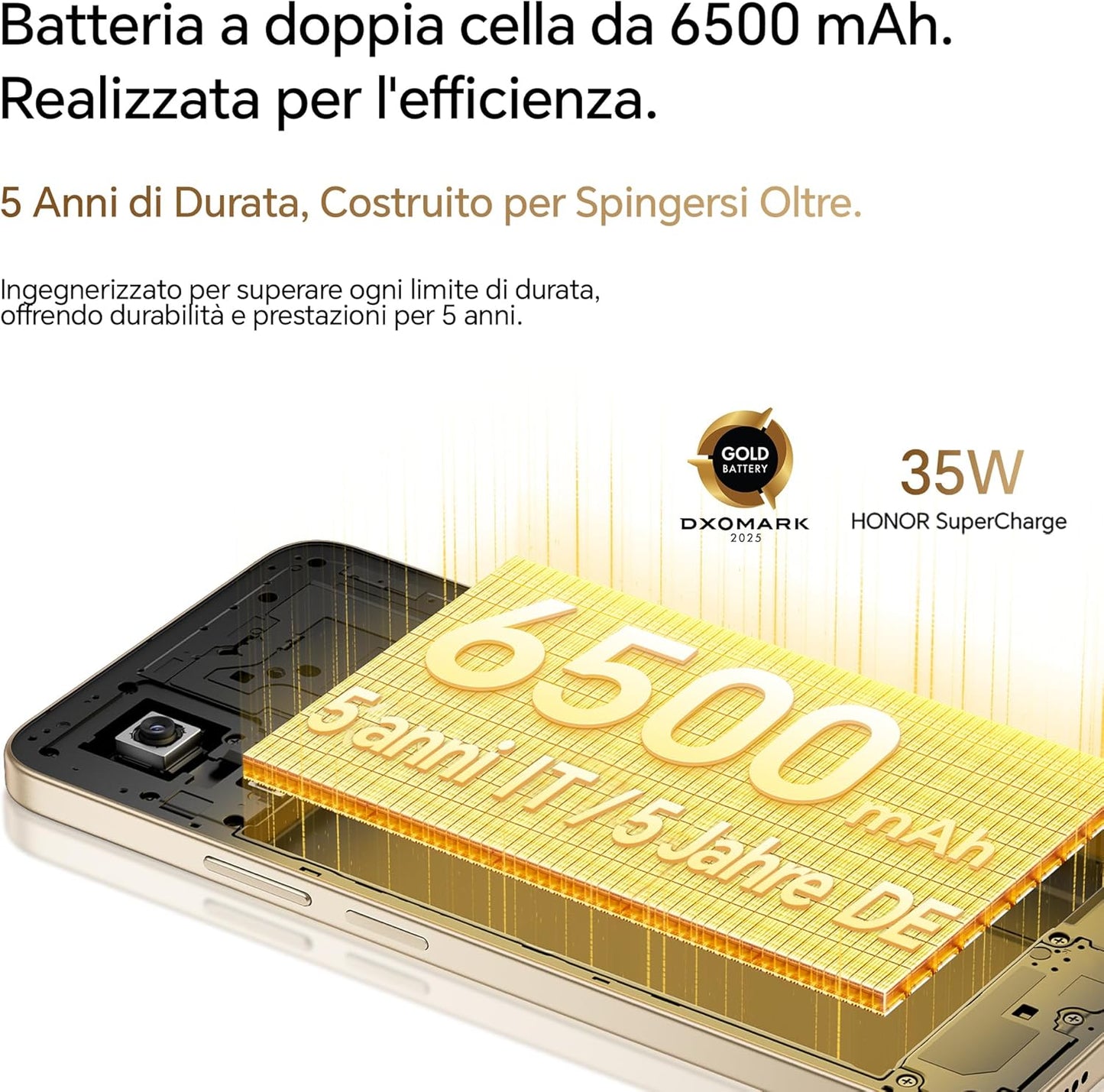 Honor 400 Smart 8GB+256GB Desert Gold Dual SIM - LGN-LX1DG